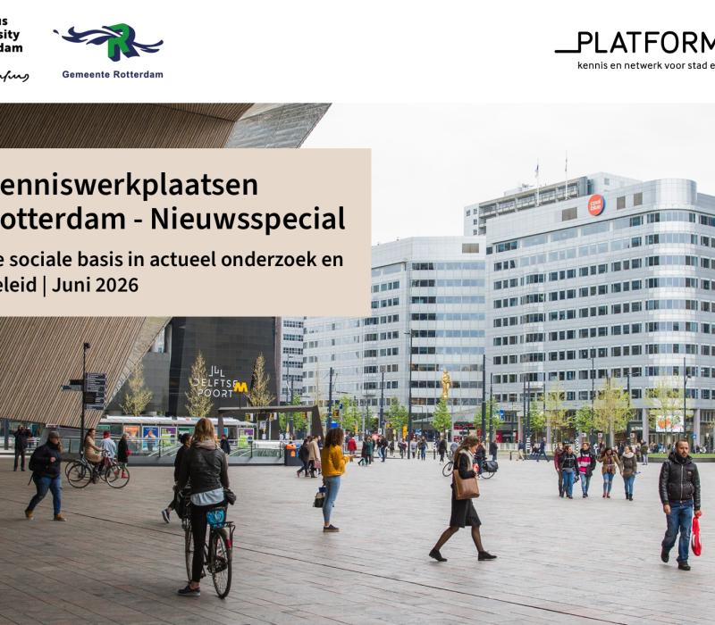 Werkplaats Sociaal Domein Zuid-Holland Zuid | Kenniswerkplaatsen Rotterdam werken aan sociale basis